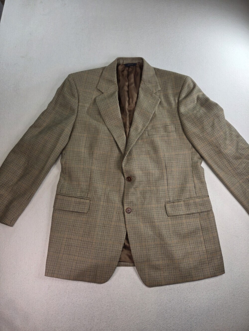 Brooks Brothers Made In Italy Lambswool Houndstooth Sport Coat 43R